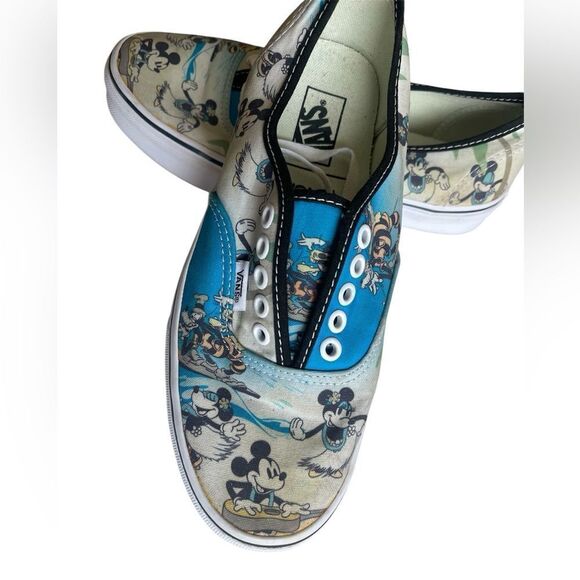 Vans X Disney Aloha Beach Hawaii Authentic Mickey Minnie Goofy - Picture 2 of 6